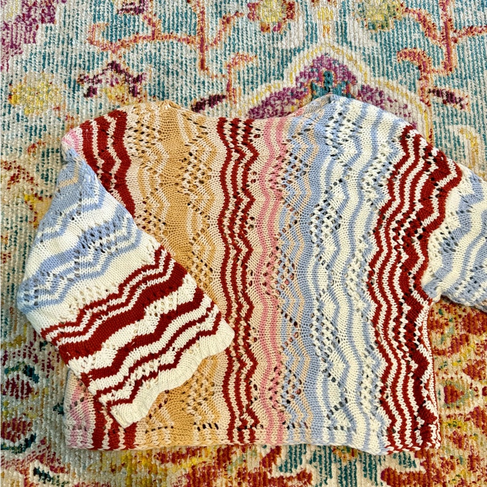 Multicolor Knit Women's Sweater